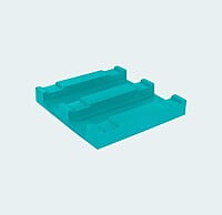 1200*1200*150 Roto Moulded Pallet with Safety Edge CK 1200*1200*150 Roto Moulded Pallet with Safety Edge CK