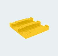 1200*1200*150 Roto Moulded Pallet with Safety Edge CK 1200*1200*150 Roto Moulded Pallet with Safety Edge CK