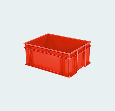 400*300*175 Injection Moulded Plastic Crate
