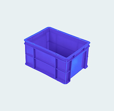 400*300*220 Injection Moulded Plastic Crate