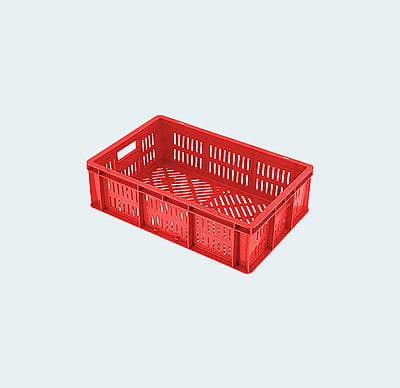 500*325*150 Injection Moulded Plastic Crate