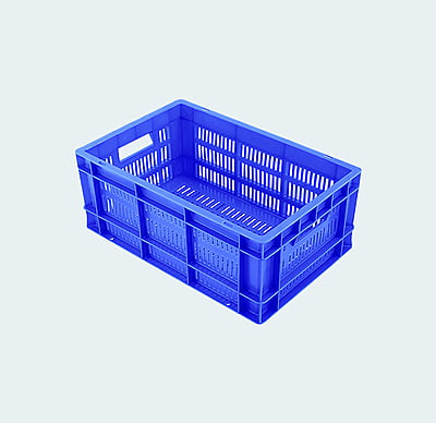 500*325*250 Injection Moulded Plastic Crate