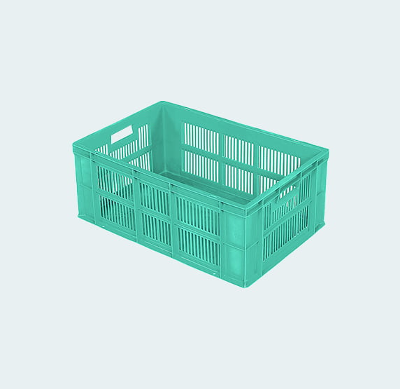600*400*240 Injection Moulded Plastic Crate 600*400*240 Injection Moulded Plastic Crate