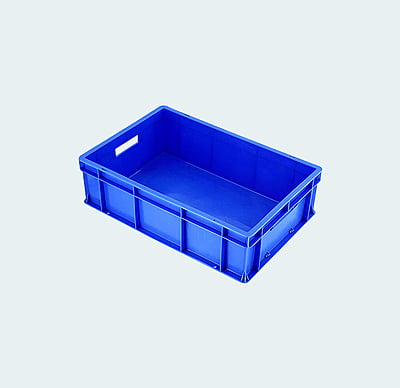 600*400*175 Injection Moulded Plastic Crate