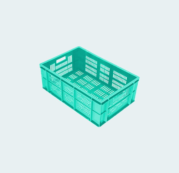 600*400*220 Injection Moulded Plastic Crate 600*400*220 Injection Moulded Plastic Crate
