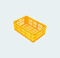 600*400*220 Injection Moulded Plastic Crate 600*400*220 Injection Moulded Plastic Crate