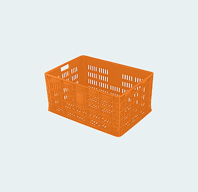 650*450*315 Injection Moulded Plastic Crate