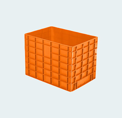 650*450*485 Injection Moulded Plastic Crate