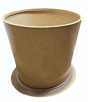 Round with Plate Flower Pot - 5 Extra Large